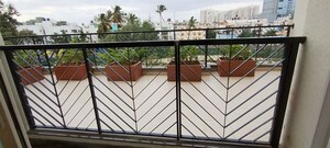 Balcony in 3 BHK Apartment at Karle Vario Homes, Hebbal – for Rent