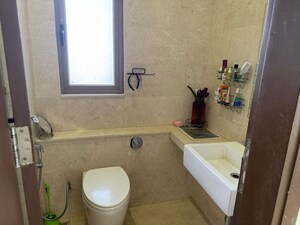 Bathroom in 2 BHK Apartment at Sheth Auris Serenity Tower 2, Malad West – for Rent