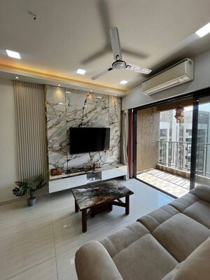 Living Room in 1 BHK Apartment at Regency Anantam, Dombivli East – for Rent