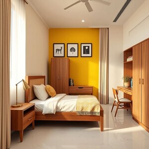 Bedroom in 2 BHK Apartment at Dosti Nest, Balkum Pada – for Sale