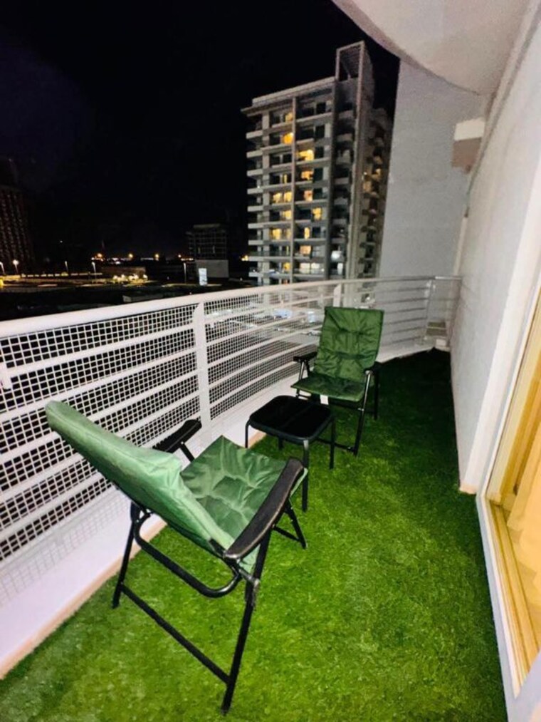 Balcony, dosti-nest 2 Bedroom 601 Sq.Ft. Apartment In Balkum Pada Thane 10572607