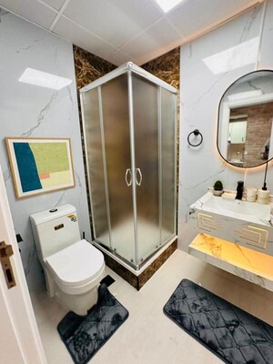 Bathroom in 2 BHK Apartment at Dosti Nest, Balkum Pada – for Sale