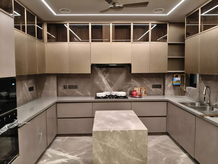 Kitchen, defence colony 3 Bedroom 2000 Sq.Ft. Apartment In Defence Colony Delhi 10572630