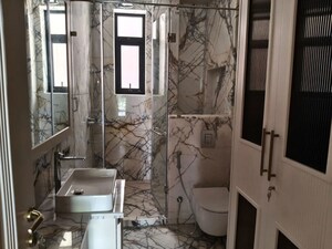 Staircase in 3 BHK Apartment at Anand Niketan – for Rent