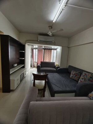 Living Room in 2 BHK Apartment at Maharaja Retreat CHS, Goregaon East – for Rent