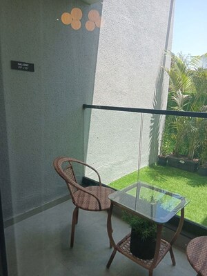 Balcony in 2 BHK Apartment at ARV Regalia, Nibm Annexe – for Rent