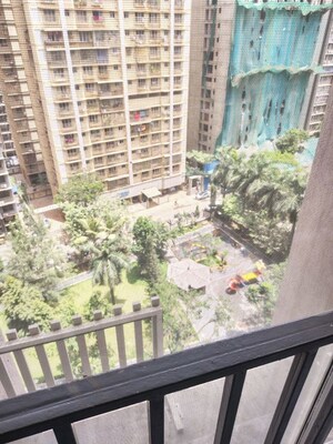 Balcony in 2 BHK Apartment at Swastik Platinum Apartment, Vikhroli East – for Rent