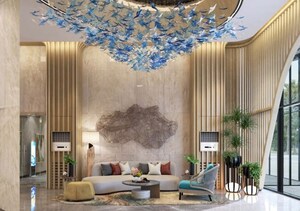 Living Room in 2 BHK Apartment at Dosti Nest, Balkum Pada – for Sale
