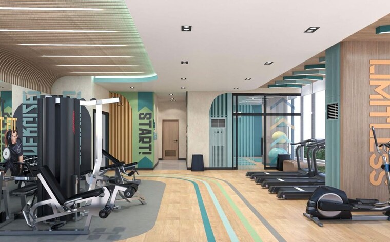 Gym, dosti-nest 2 Bedroom 604 Sq.Ft. Apartment In Balkum Pada Thane 10572676