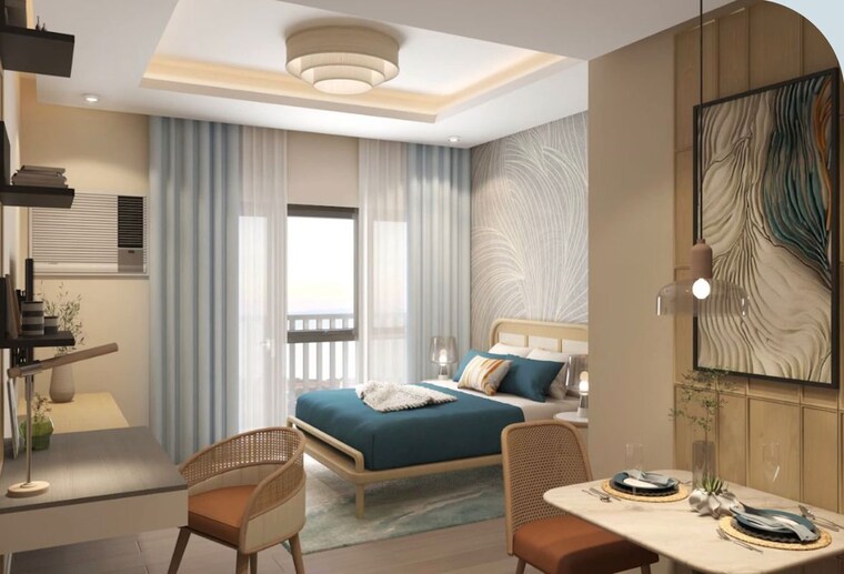 Living Room, dosti-nest 2 Bedroom 604 Sq.Ft. Apartment In Balkum Pada Thane 10572676