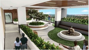 Balcony in 2 BHK Apartment at Dosti Nest, Balkum Pada – for Sale