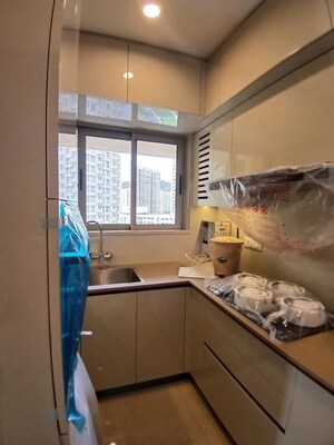 Kitchen in 3 BHK Apartment at Hiranandani Highland, Powai – for Rent
