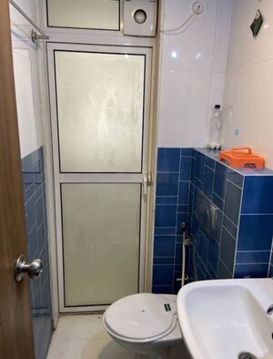 Bathroom in 1 BHK Apartment at Lodha Amara, Kolshet Road – for Rent