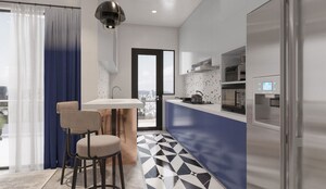 Kitchen in 3.5 BHK Apartment at T And T Eutopia Phase 1, Siddharth Vihar – for Sale