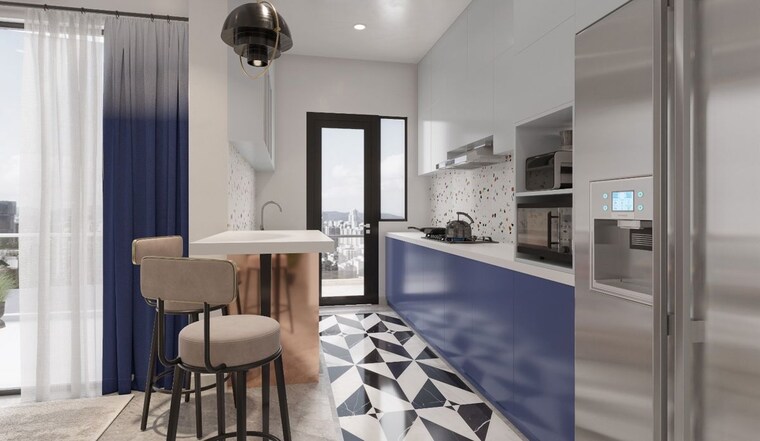 Kitchen, t-and-t-eutopia-phase-1 3.5 Bedroom 2190 Sq.Ft. Apartment In Siddharth Vihar Ghaziabad 10572720