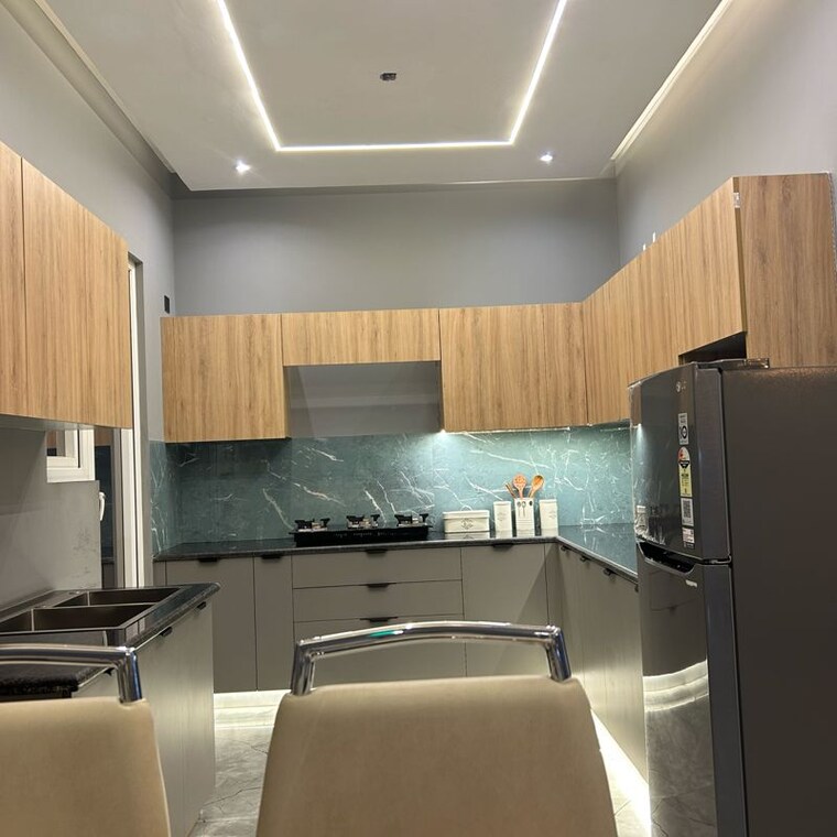 Kitchen, t-and-t-digitown-phase-1 3 Bedroom 1940 Sq.Ft. Apartment In Siddharth Vihar Ghaziabad 9293019