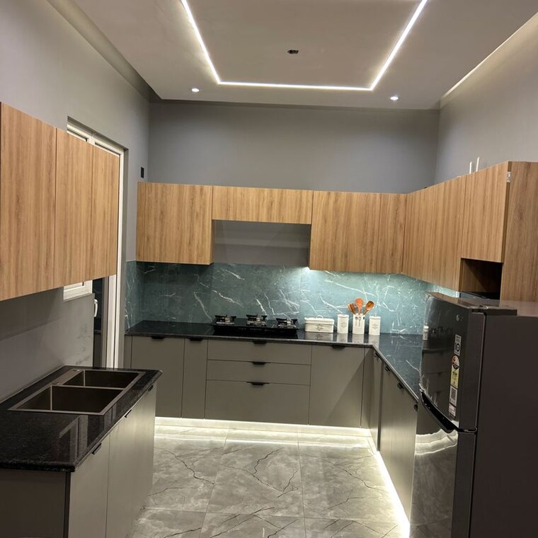 Kitchen, t-and-t-digitown-phase-1 3 Bedroom 1940 Sq.Ft. Apartment In Siddharth Vihar Ghaziabad 9293019