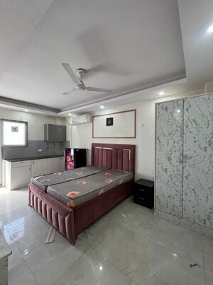 Bedroom in 1 RK Builder Floor at Sector 55 – for Rent