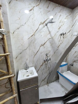 Bathroom in 1 BHK Builder Floor at Divya Angels, Indrapuram – for Rent