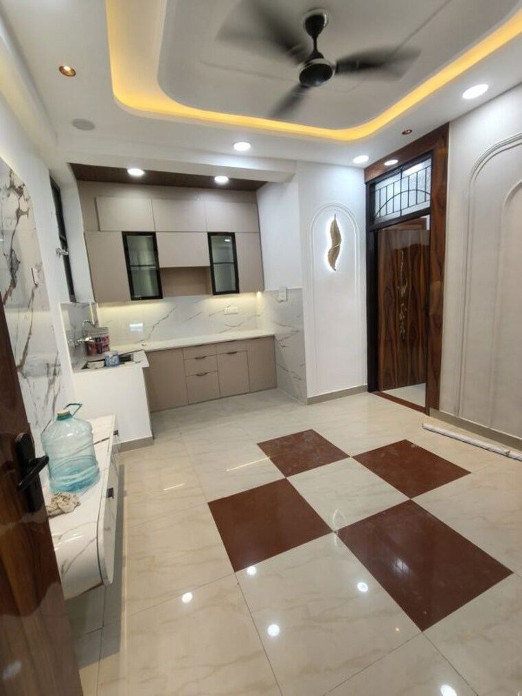 Kitchen, divya-angels 1 Bedroom 650 Sq.Ft. Builder Floor In Indrapuram Ghaziabad 10572748