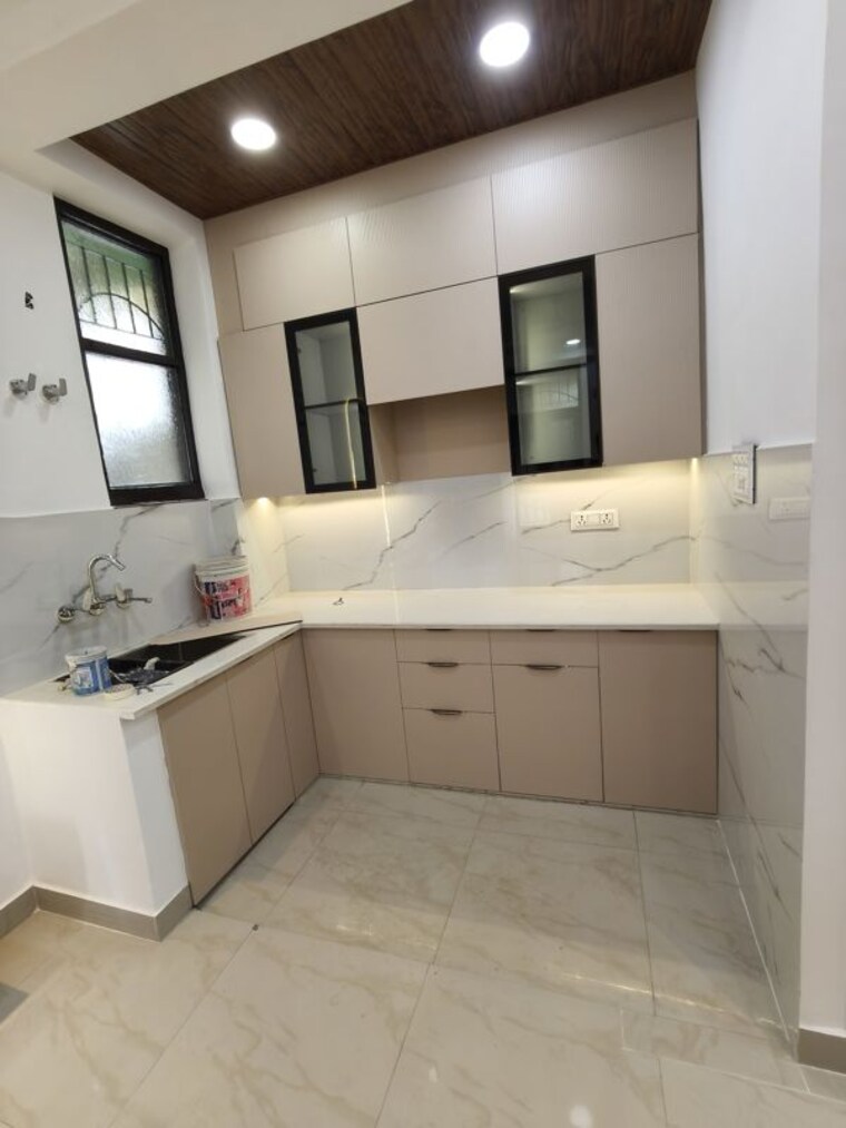 Kitchen, divya-angels 1 Bedroom 650 Sq.Ft. Builder Floor In Indrapuram Ghaziabad 10572748