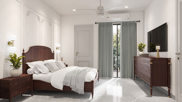 Bedroom, t-and-t-eutopia-phase-1 3.5 Bedroom 2085 Sq.Ft. Apartment In Siddharth Vihar Ghaziabad 10572763