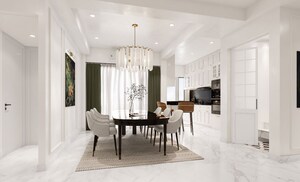 Living Room in 3.5 BHK Apartment at T And T Eutopia Phase 1, Siddharth Vihar – for Sale