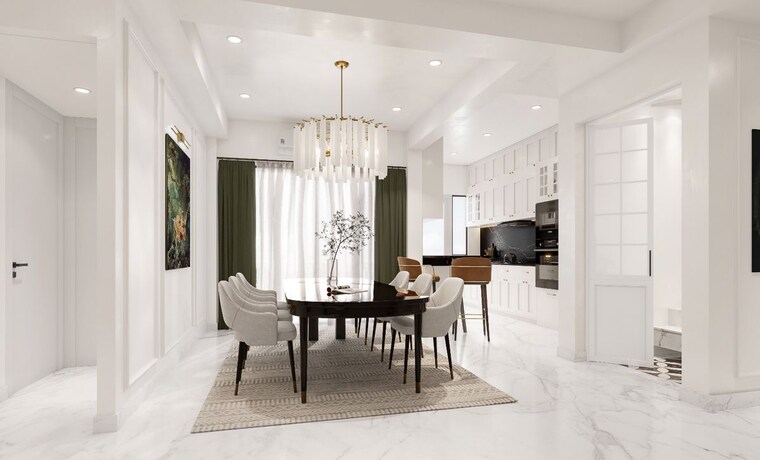 Living Room, t-and-t-eutopia-phase-1 3.5 Bedroom 2085 Sq.Ft. Apartment In Siddharth Vihar Ghaziabad 10572763