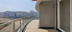 Balcony in 5 BHK Apartment at Supreme Amadore, Baner – for Rent