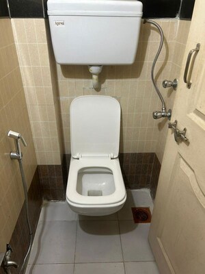 Bathroom in 2 BHK Apartment at Harshvardhan CHS Powai, Powai – for Rent