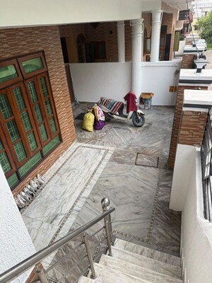 Staircase in 2 BHK Builder Floor at Banjarawala – for Rent