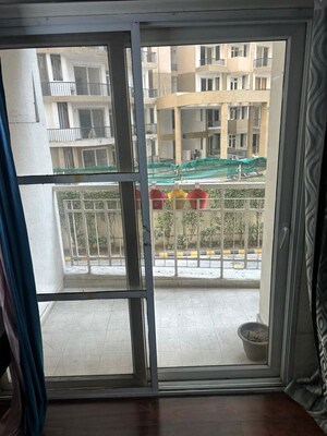 Balcony in 3 BHK Apartment at Sunworld Vanalika, Sector 107 – for Rent