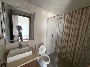 Bathroom in 3 BHK Builder Floor at Palam Vihar Residents Association, Palam Vihar – for Rent