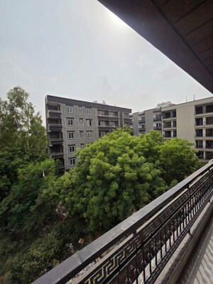 Balcony in 3 BHK Builder Floor at Shanti Kunj – for Sale