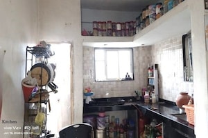 Kitchen in 1.5 BHK Independent House at Khandwe Nagar – for Rent