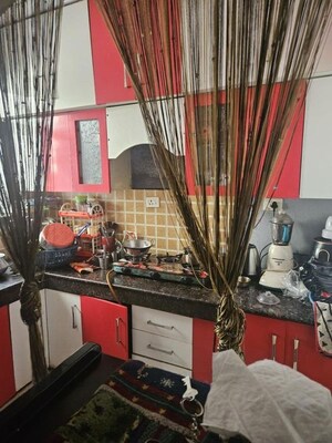 Kitchen in 3 BHK Apartment at Mehak Jeevan, Raj Nagar Extension – for Sale