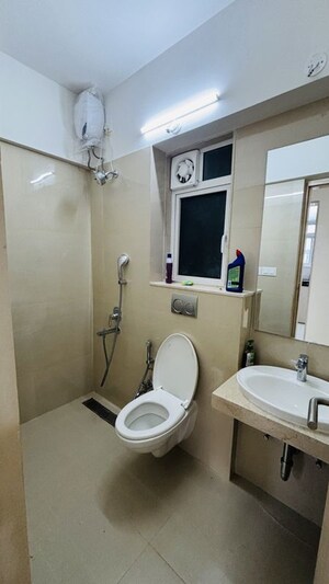Bathroom in 2 BHK Apartment at L And T Rejuve 360, Mulund West – for Rent