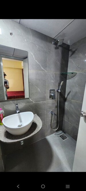 Bathroom in 3 BHK Apartment at Status Ananta, Chandkheda – for Rent