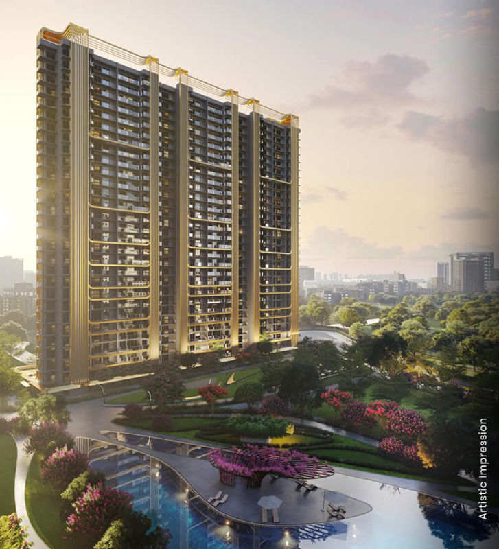3.5 BHK + Study Room 1605 Sq.Ft. Apartment in M3M Crown