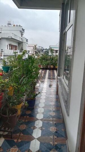 Balcony in 3 BHK Builder Floor at Aman Vihar – for Rent