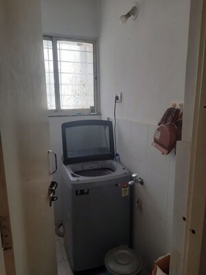 Bathroom in 2 BHK Apartment at Vishal Leela Residency, Kharadi – for Rent
