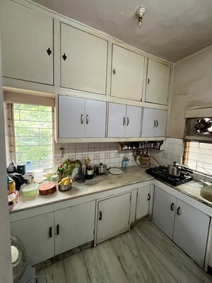 Kitchen in 2 BHK Builder Floor at Sheikh Sarai – for Rent
