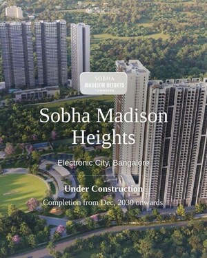 2 BHK Apartment – Exterior View View at Sobha Madison Heights Town Park, Hosur Road - for Sale