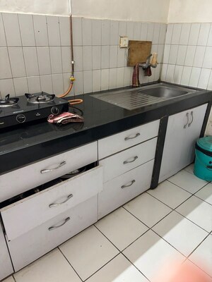 Kitchen in 2 BHK Apartment at Panchvati CHS Powai, Powai – for Rent