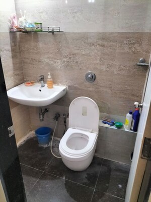 Bathroom in 2 BHK Apartment at RDC Pinewood, Thane West – for Rent
