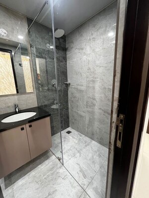 Bathroom in 3 BHK Apartment at Aparna Zenon, Puppalaguda – for Rent