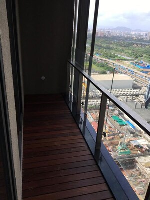 Balcony in 2 BHK Apartment at Lodha New Cuffe Parade, Wadala – for Rent
