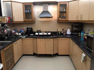 Kitchen in 2 BHK Builder Floor at New Friends Colony – for Rent