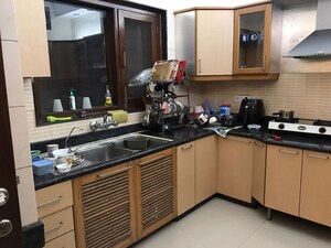 Kitchen in 2 BHK Builder Floor at New Friends Colony – for Rent