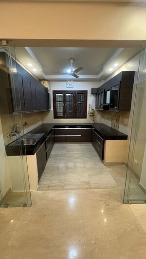 Kitchen in 3 BHK Builder Floor at Shivalik Colony – for Rent